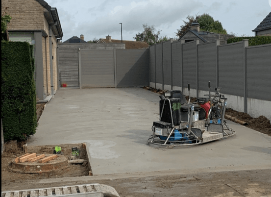 Beton storten en verwerken Eeklo, Oost-Vlaanderen